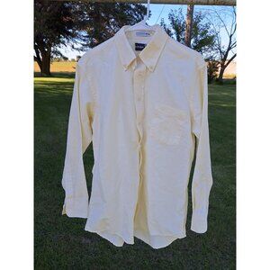 BUCKINGHAM Vintage Single Needle Tailoring Yellow XL Button Down Shirt
